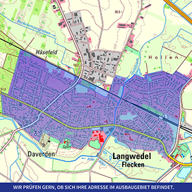 Aktion Langwedel – Aktiongebiet-Karte