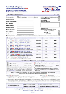 AKTIONSVERTRAG – Dauelsen Aktion – Glasfaser-Hausanschluss KOSTENLOS!
